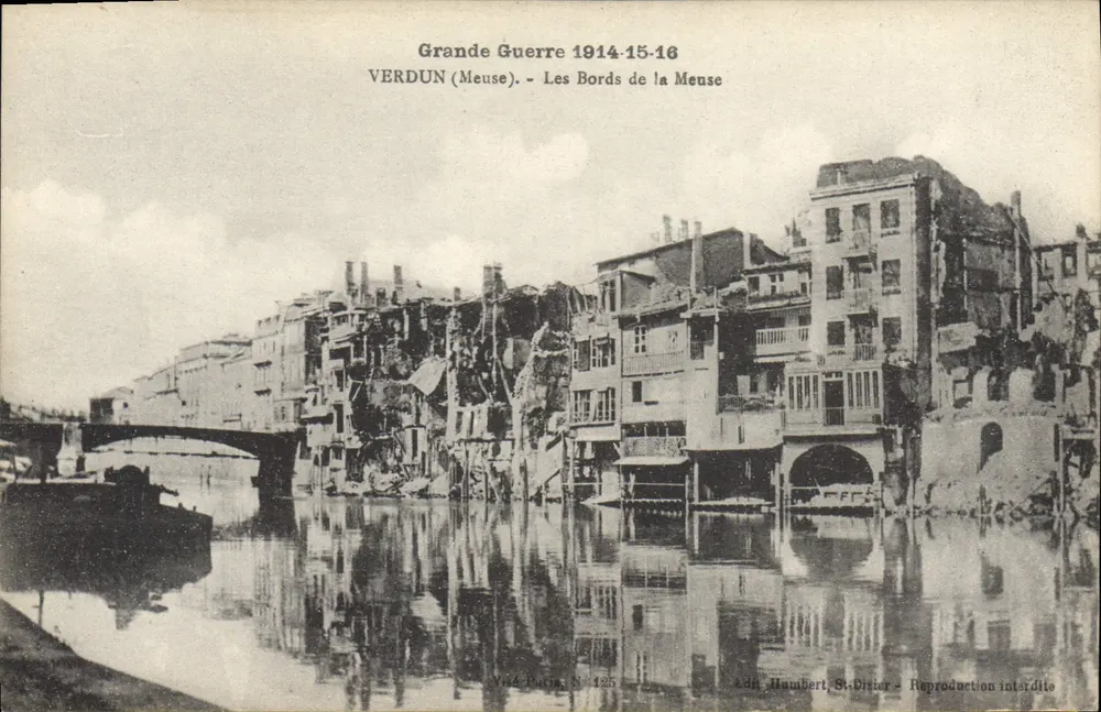 Verdun (Meuse) — Die Ufer der Meuse — Humbert, St-Dizier, Nr. 125 - Vorderseite