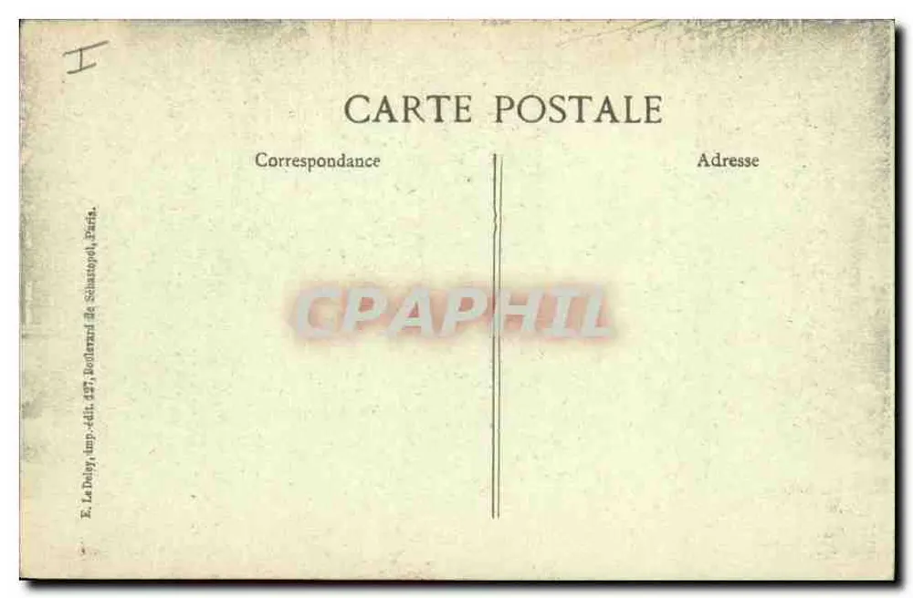 Verdun bombardiert — Collège Margueritte — Vise, Paris, N° 1428 - Rückseite