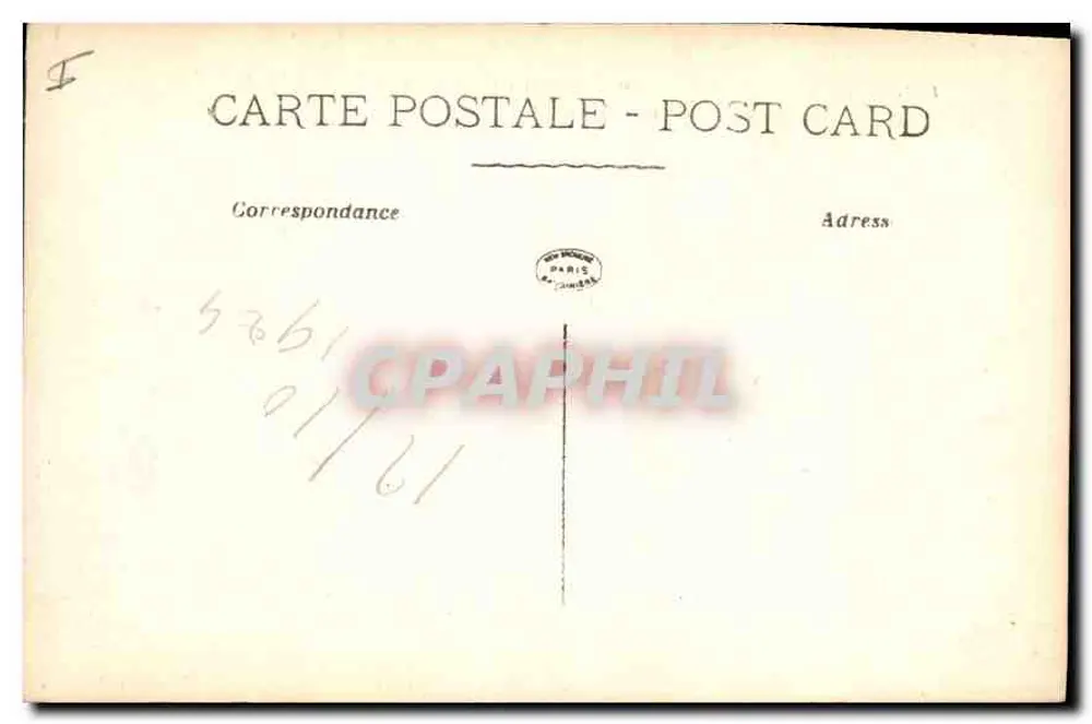 Verdun — Innenansicht der Ruinen des Forts Vaux — Verlag C. B. D. (Nr. 4181) - Rückseite