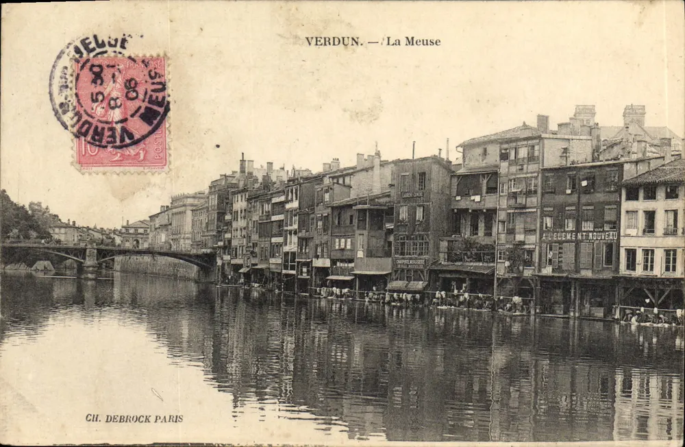 Verdun — A Meuse — CH. Debrock Paris - Frente