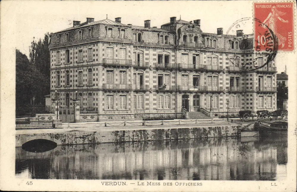 Verdun — Le Mess des Officiers — Mouzelle & Cie, LL, n°45 - Frente
