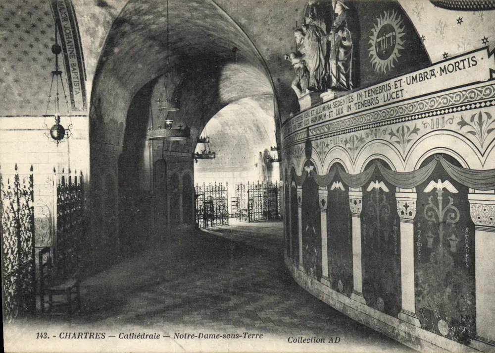 Chartres — Catedral — Notre-Dame-sous-Terre — Coleção AD - Frente