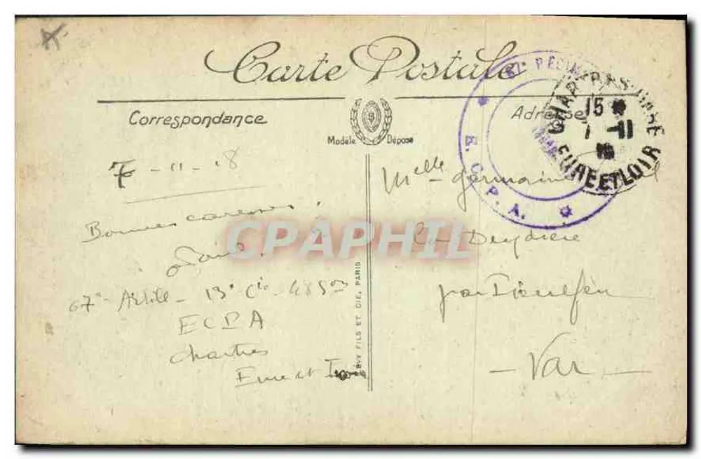 Chartres — La Catedral — Portal sur — LL. - Reverso
