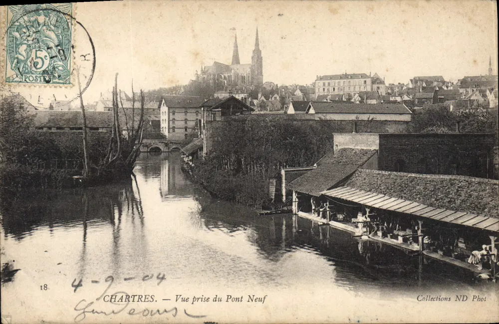 Chartres — Ansicht vom Neuen Brücke — Collections ND Phot - Vorderseite