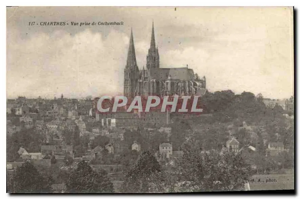 Chartres - Vista tirada de Cachemback — S. A. fot. - Frente