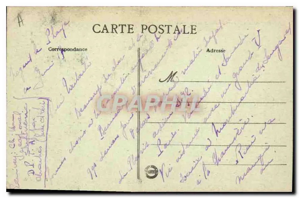 Chartres - Vista tirada de Cachemback — S. A. fot. - Verso