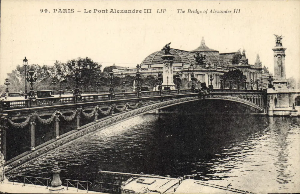 Paris — O Ponte Alexandre III — LIP - Frente