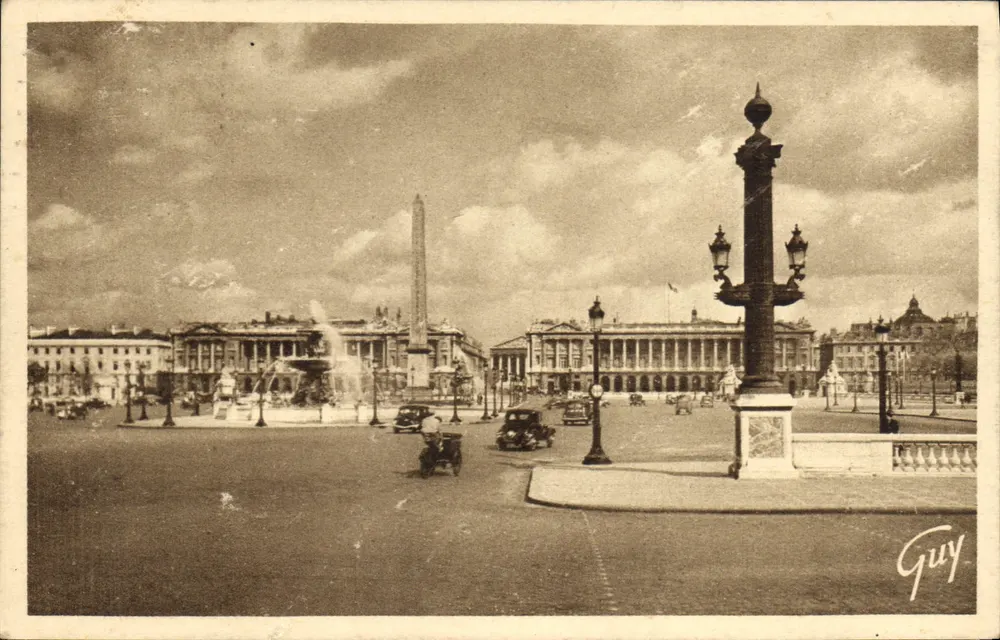 Place de la Concorde — Paris — Verlag Guy, Seriennummer nicht sichtbar - Vorderseite