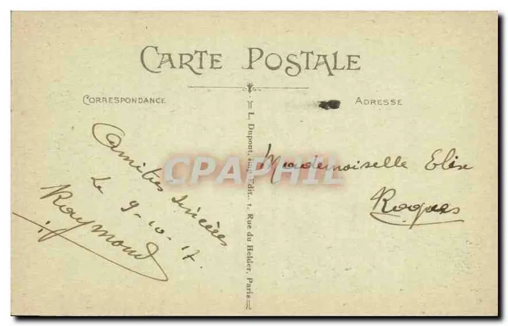 Paris — O Trocadéro — L.D. - Verso