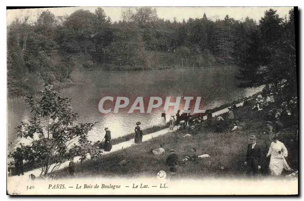 Paris — Der Bois de Boulogne — Der See — LL. — n°340 - Vorderseite