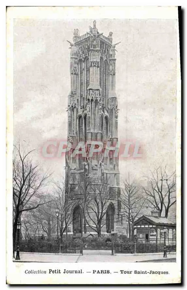 Paris — Torre Saint-Jacques — Coleção Petit Journal - Frente