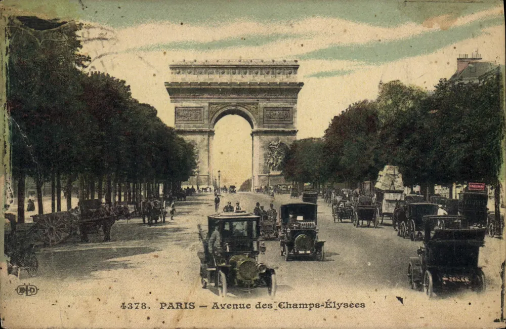 Paris — Avenida dos Campos Elísios — E. Le Deley, n° 4378 - Frente