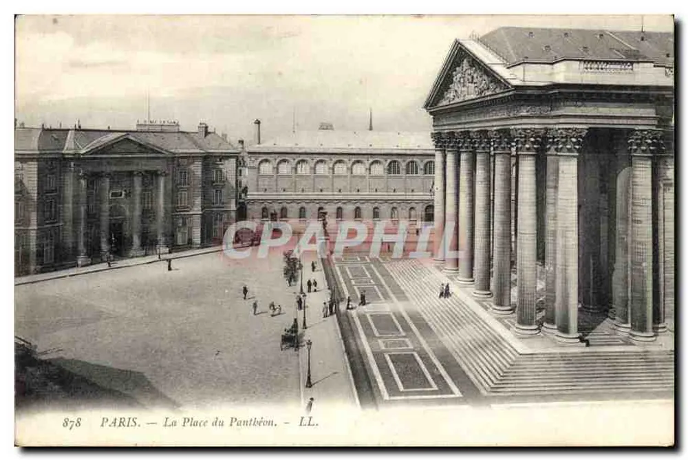 Paris — A Place do Panthéon — LL. - Frente