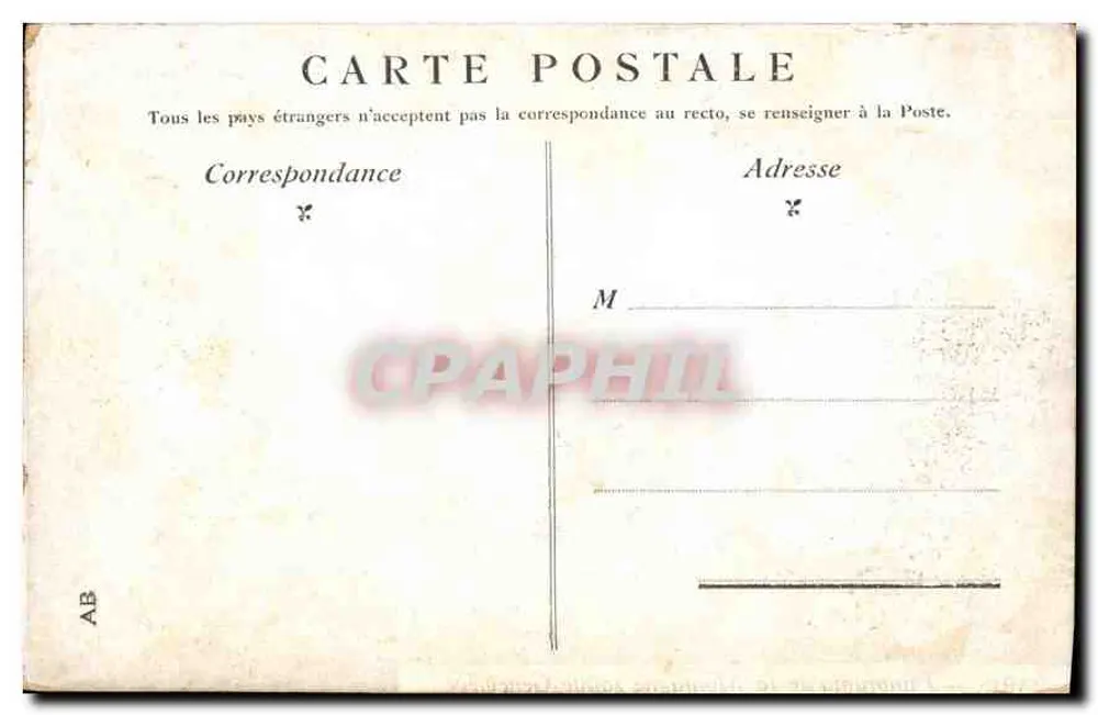 Paris — Panorama der Montagne Sainte-Geneviève — Verlag AB - Rückseite