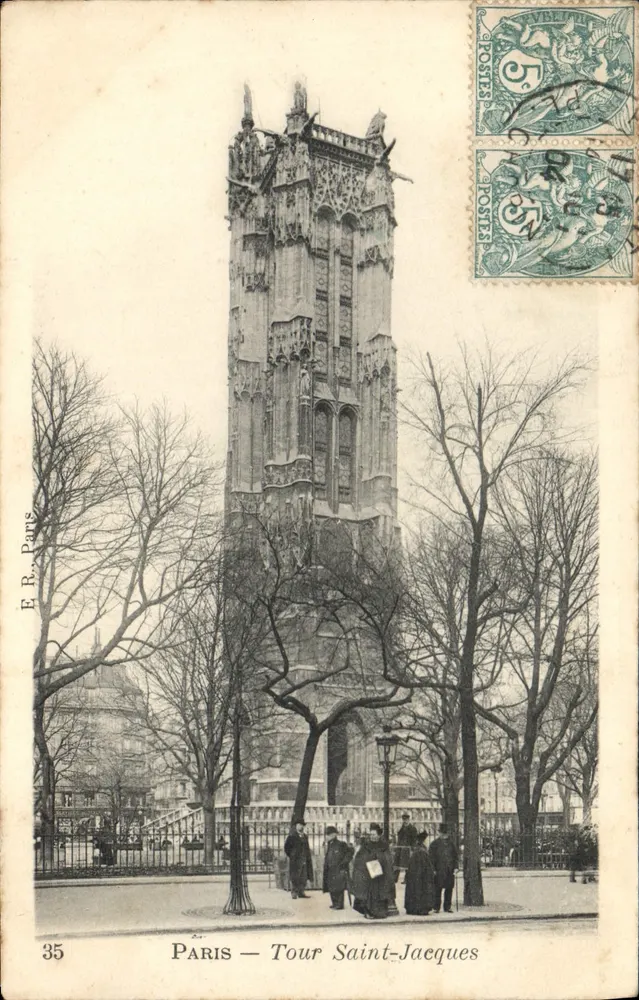 Paris — Torre Saint-Jacques — E.R. Paris n°35 - Frente