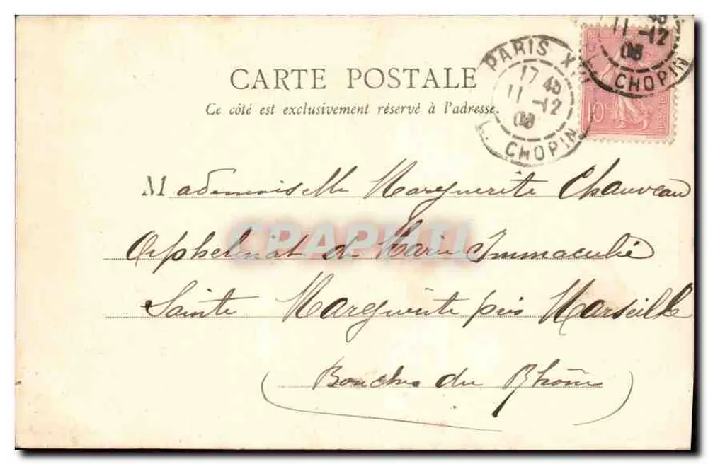 París — Iglesia de San Vicente de Paúl — E.R., París, n°79 - Reverso