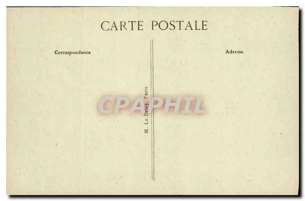 Saint-Séverin (Paris) — A Grande Nave — Editor Le Deléy, Paris, n°9 - Verso