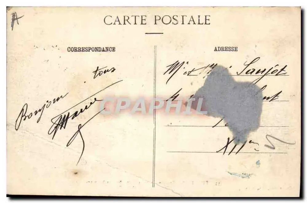 Chartres — Promenade de la Butte-des-Charbonniers — Ch. Foucault, Verlag, Dreux, n°55 - Rückseite