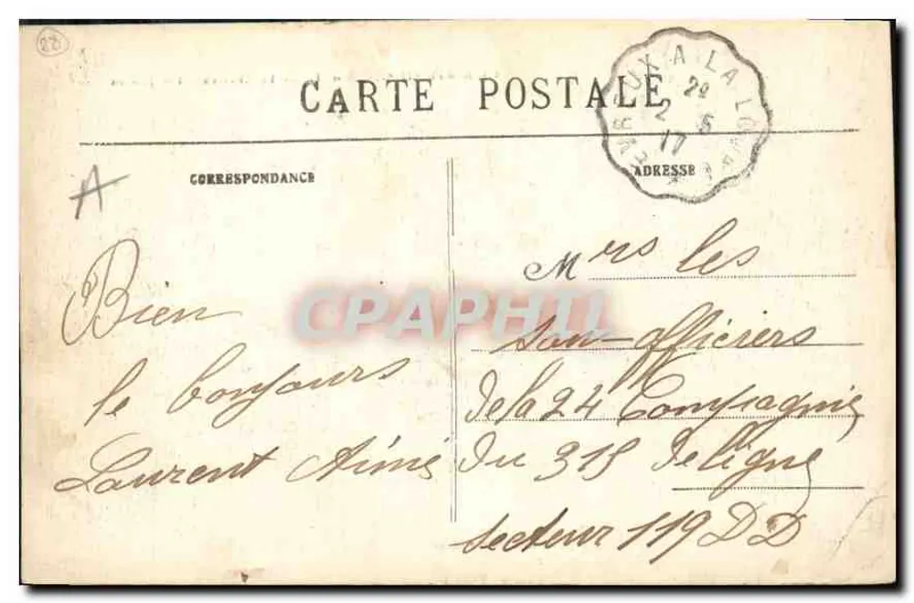 La Ferté-Vidame (E.-et-L.) — Das Schloss - Die Gärten — Édit. Jules Renoult - Rückseite