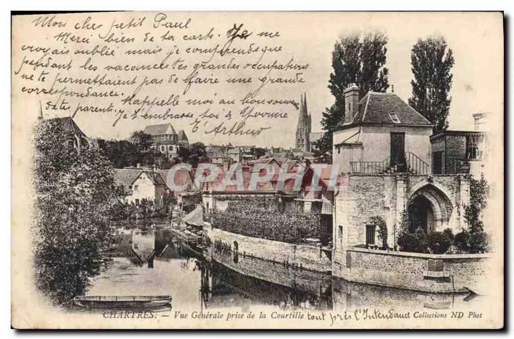 Chartres — Allgemeiner Blick vom Courtille in der Nähe von Intendaut Collections ND Phot - Vorderseite