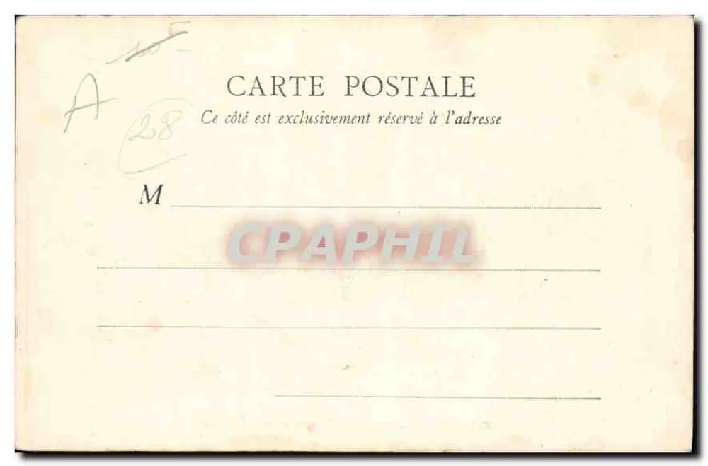 Chartres — Ogólny widok z Cachemback — B. F., Paryż, n°3 - Rewers