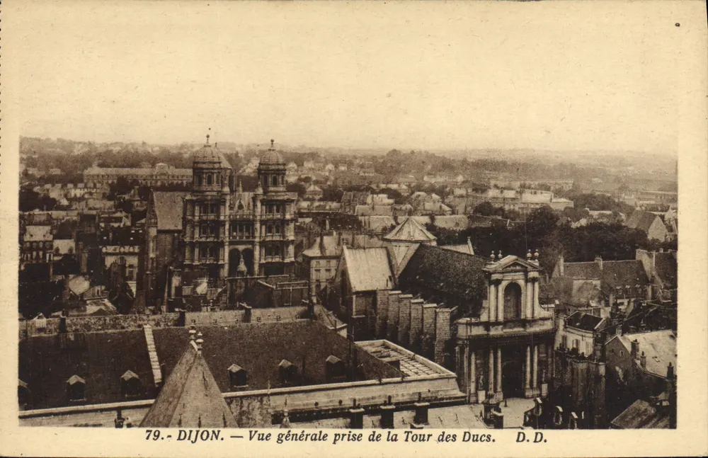 Dijon — Allgemeine Ansicht vom Turm der Herzöge — D.D. — n°79 - Vorderseite