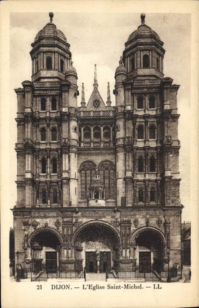 Dijon — A Igreja de São Miguel — LL, n°21 - Frente