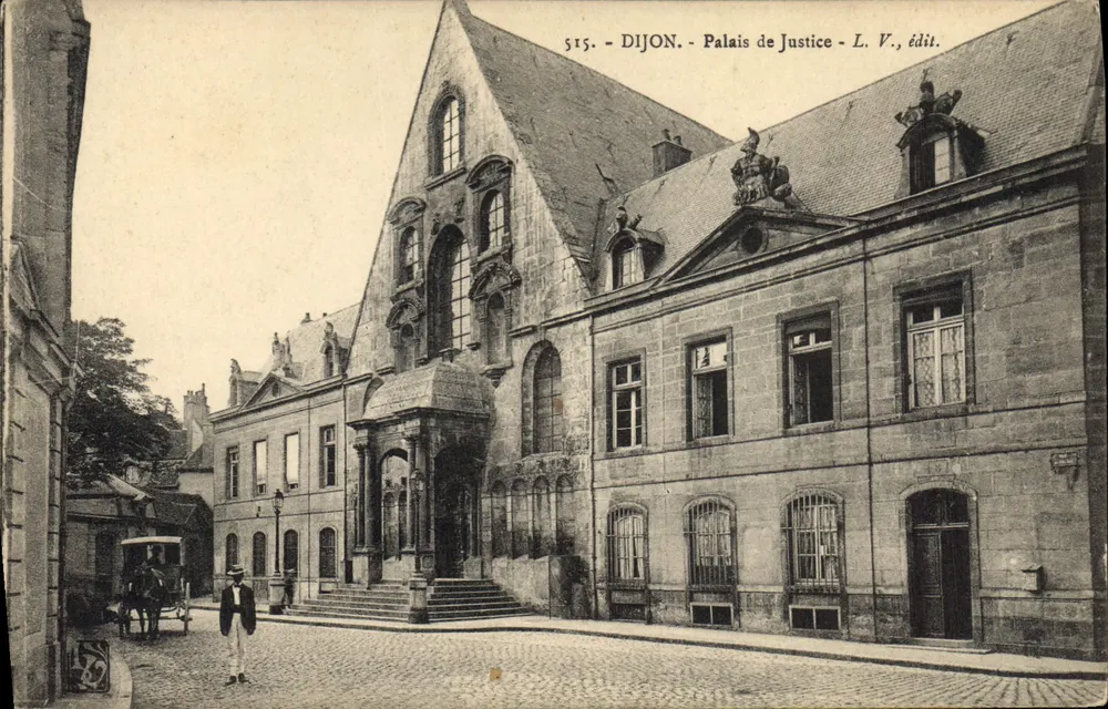 Dijon - Palácio de Justiça — L. V., editor - Frente