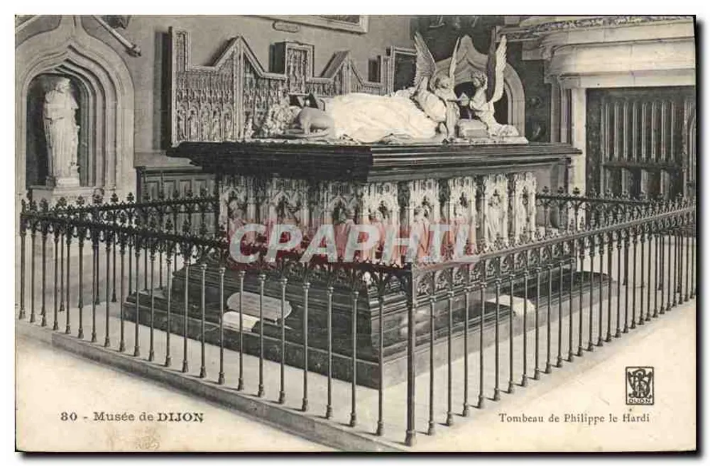 Tumba de Felipe o Bravo — Museu de Dijon — editor DRUST, n°80 - Frente