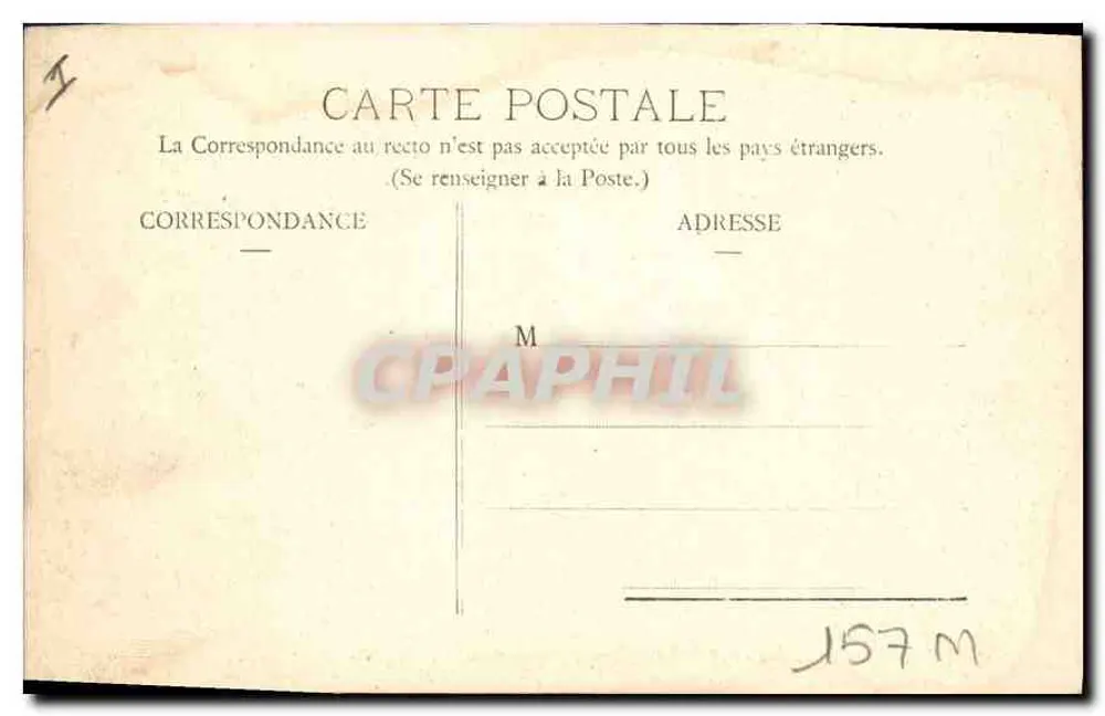 Dijon - Praça dos Duques de Borgonha — vista com igreja e monumento — editor não identificado - Verso