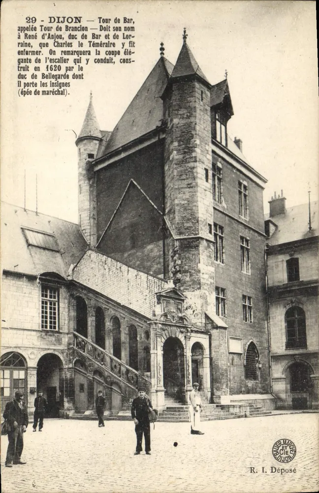 Dijon — Torre de Bar, chamada Torre de Brancion — editor R. I. Déposé - Frente