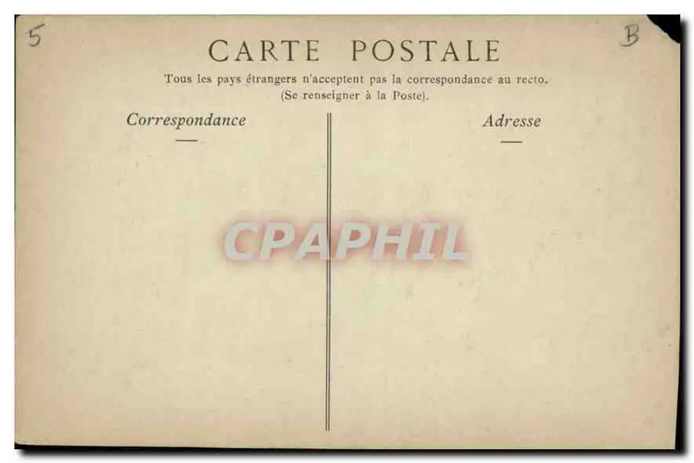Le Havre — A Dique sob Tempestade — Coleções ND Phot - Verso