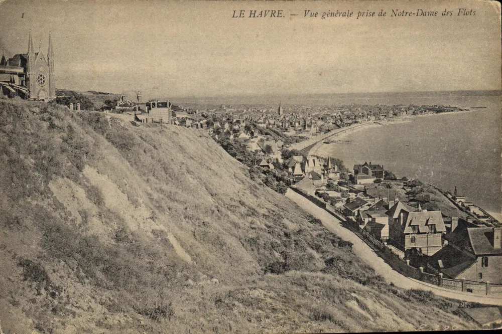 Le Havre — Allgemeiner Blick vom Notre-Dame-des-Flots — Verlag MD Blot, Nr. 1 - Vorderseite