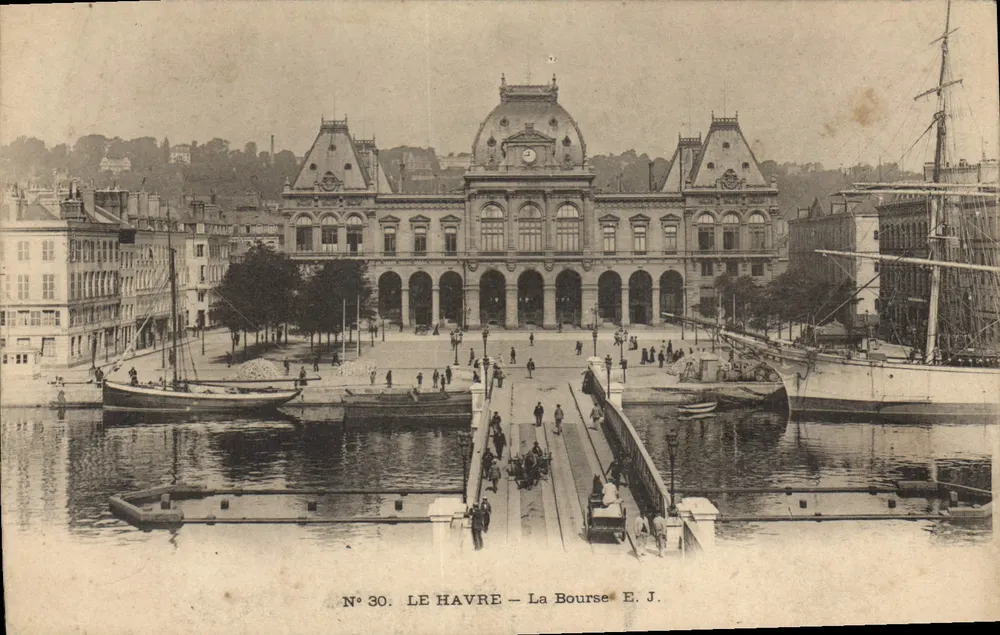 Le Havre — A Bolsa — E. J. — N° 30 - Frente