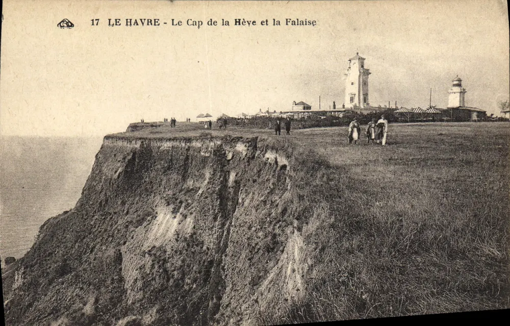 Le Havre - Cap de la Hève und die Klippe — Verlag: 3e Alacienne des Arts Philatédoncaïques, Straßburg - Vorderseite