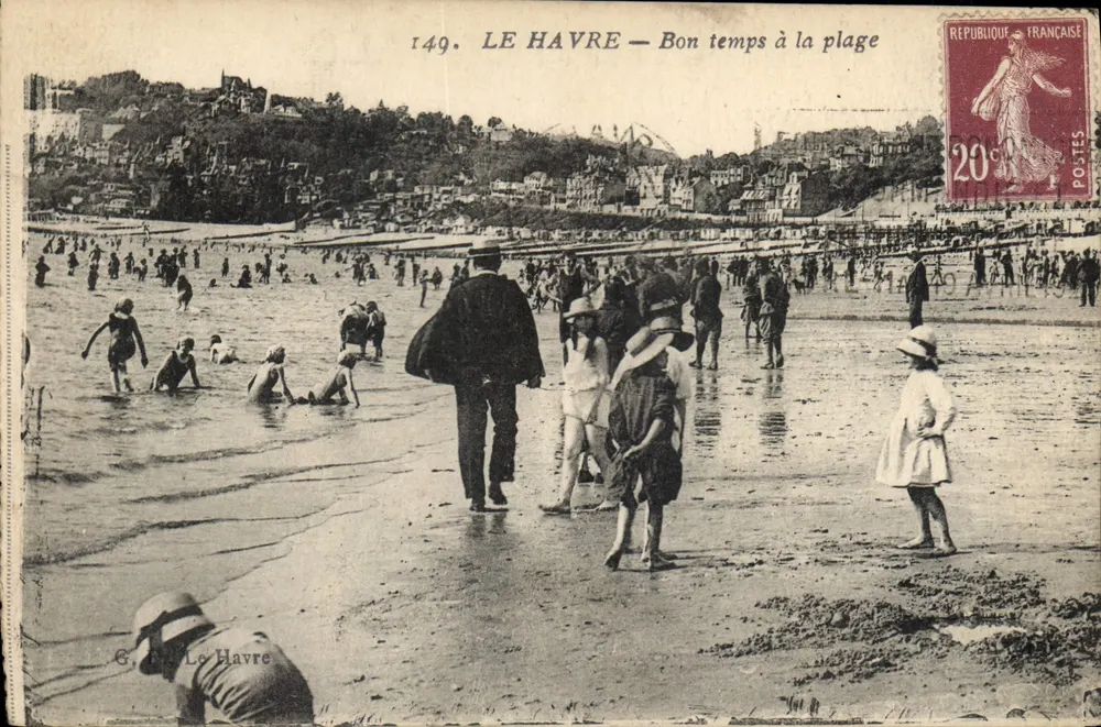 Le Havre — Bom tempo na praia — G. Le Havre, n°149 - Frente