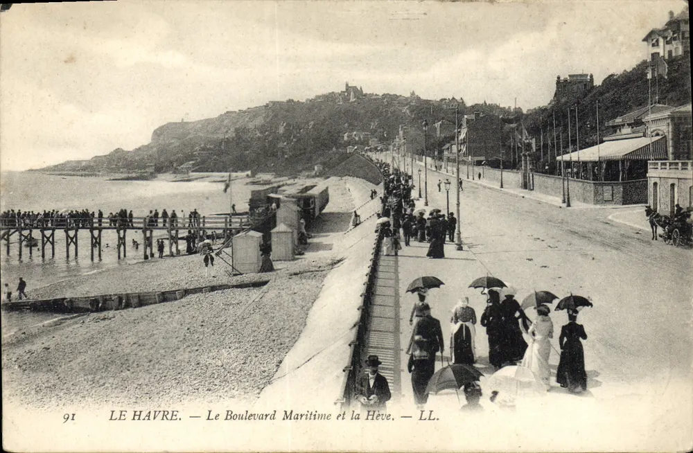 Le Havre — Der Maritime Boulevard und die Hève — LL. - Vorderseite