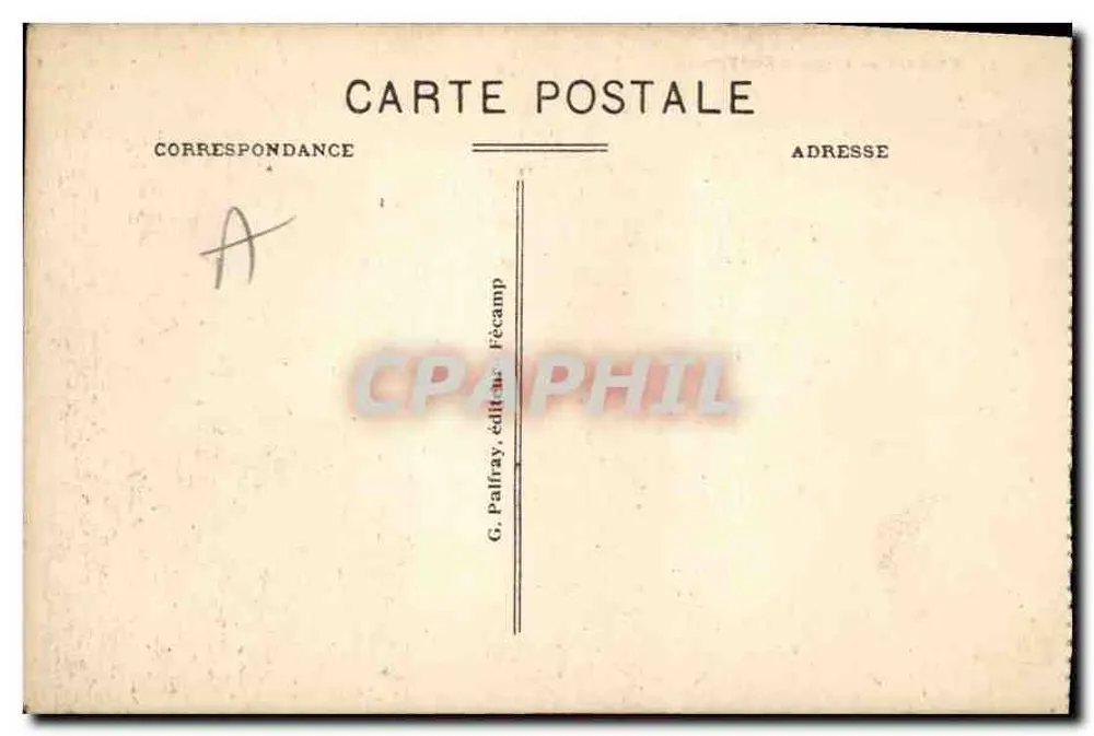 Fécamp — A Igreja de Santa Trindade — G. Palfray, editor - Verso