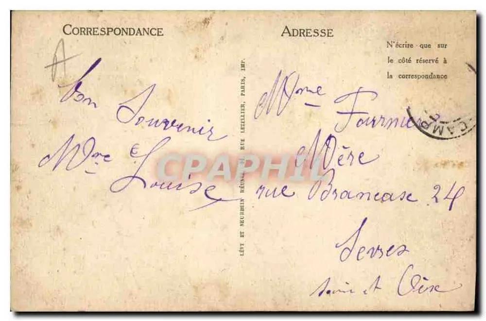 Fécamp — A Bénédictine — A Cour de Honra — LL - Verso