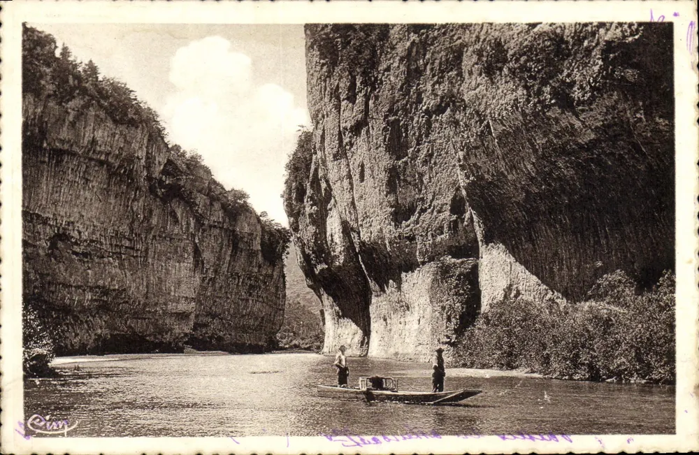 Gorges do Tarn — Os Détroits — Editor: Combet & Fils, Macon - Frente