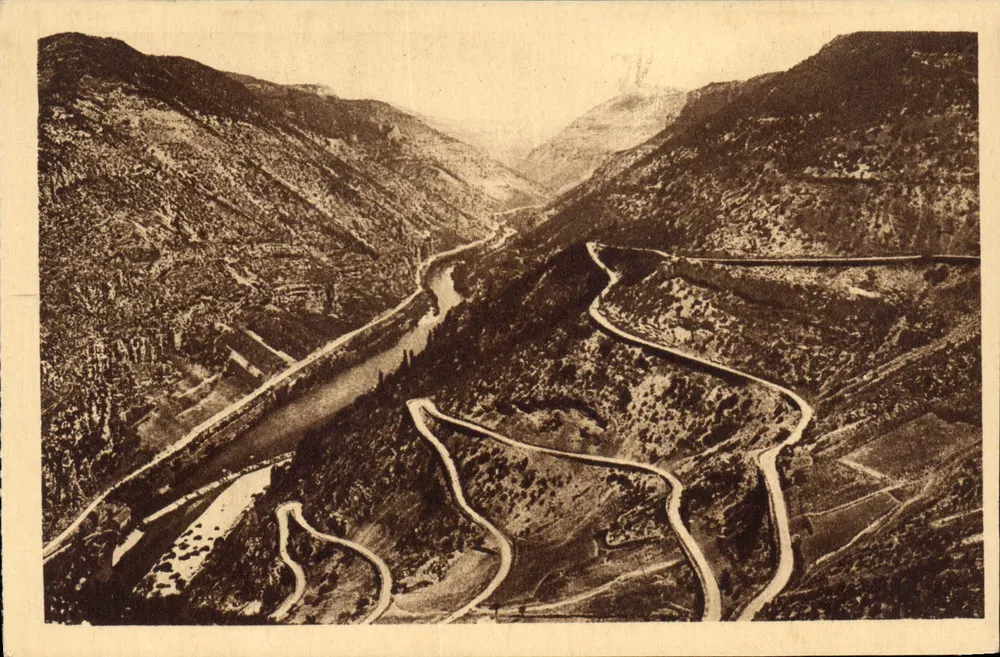 Die Tarnschlucht — Die Seen der Route — La Malène — La Causse bei Meyrueis — Verlag Lévy et Neufchâtel - Vorderseite