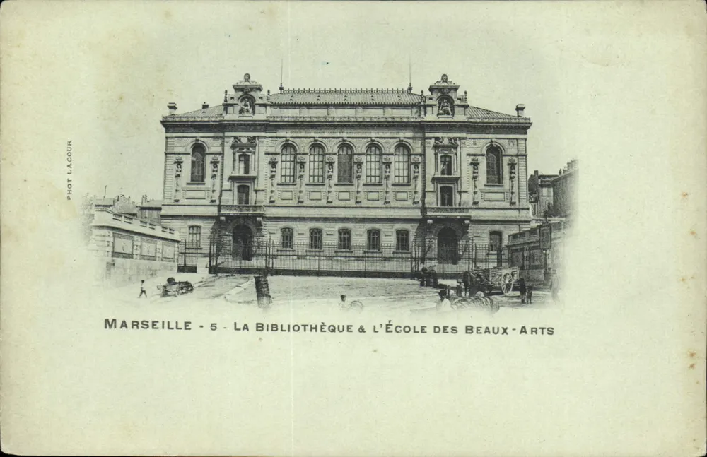 Marseille - Die Bibliothek & Die Akademie der Bildenden Künste — Phot LaCOUR - Vorderseite