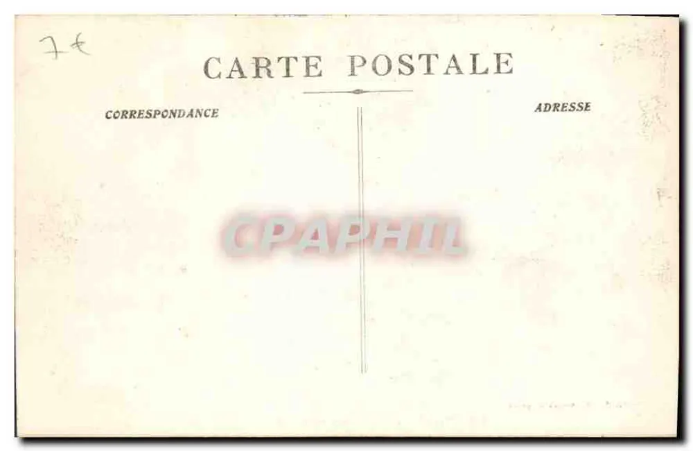 Marseille - Débarquement du Poisson sur le Port — Édition des Nouvelles Galeries, n° 154 - Verso