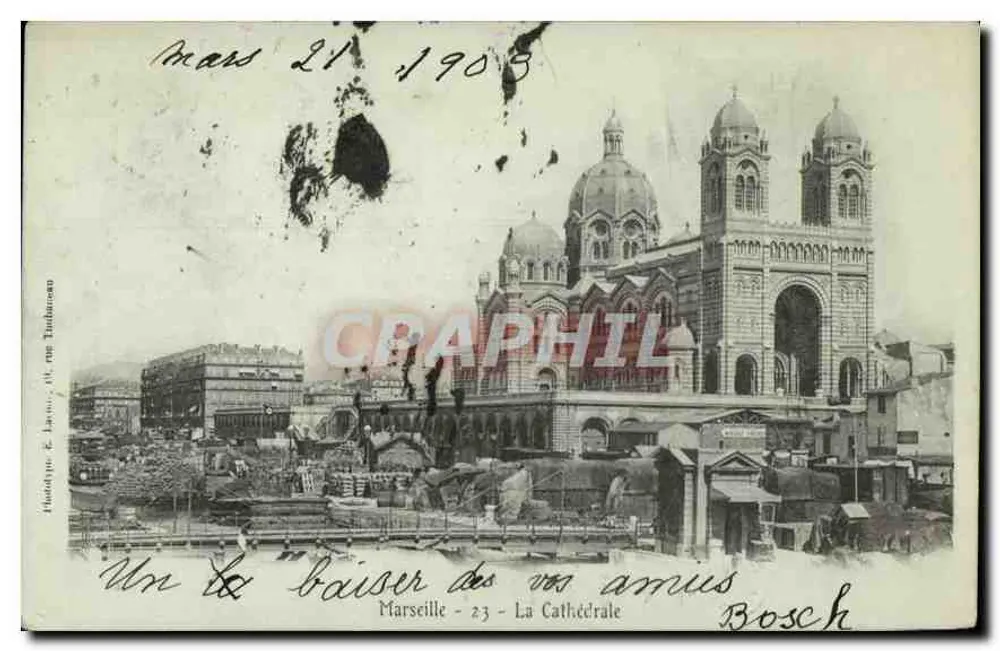 Marseille - A Catedral — Fototipia & Lacoste, 23 — Bosch - Frente