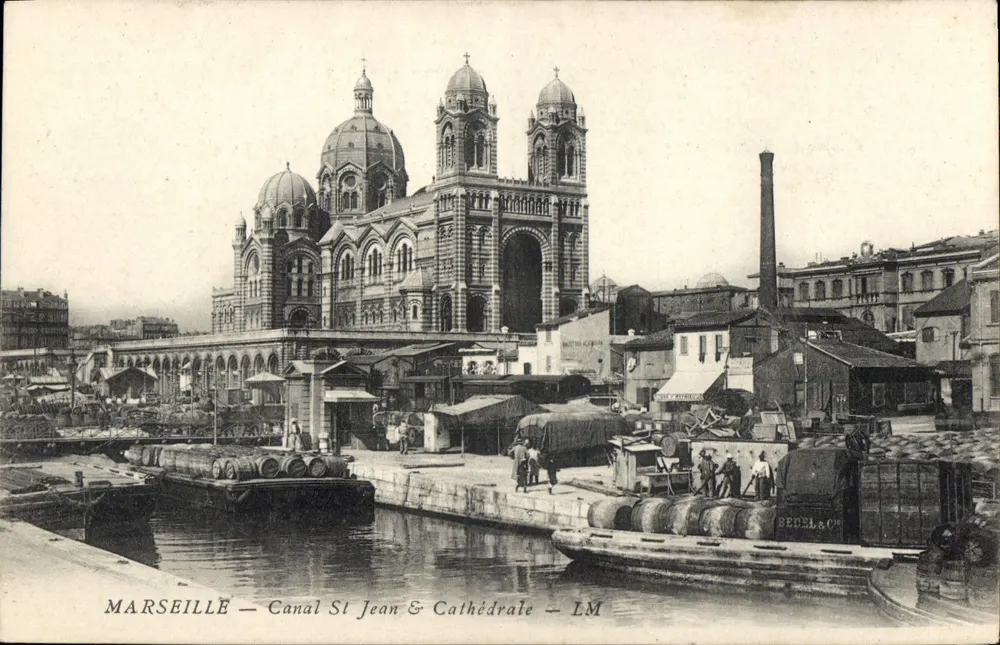 Marseille — Kanal Saint-Jean & Kathedrale — LM - Vorderseite