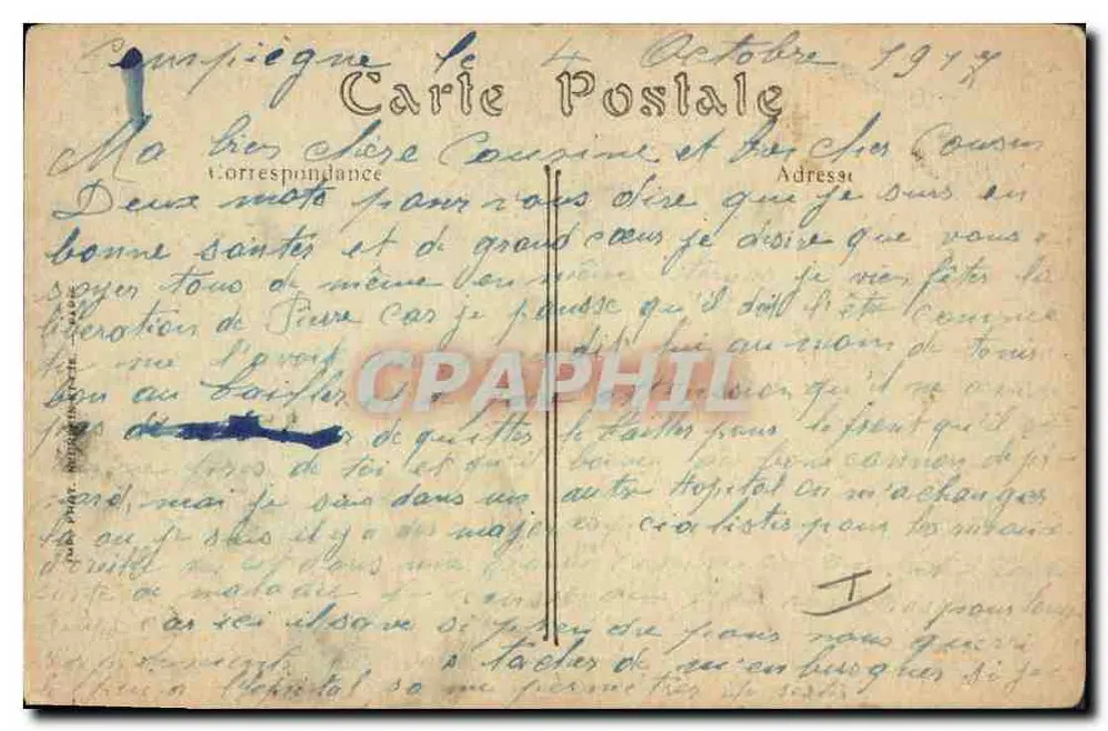 Compiegne — A Igreja de São Jacó — ND. Fot. - Verso