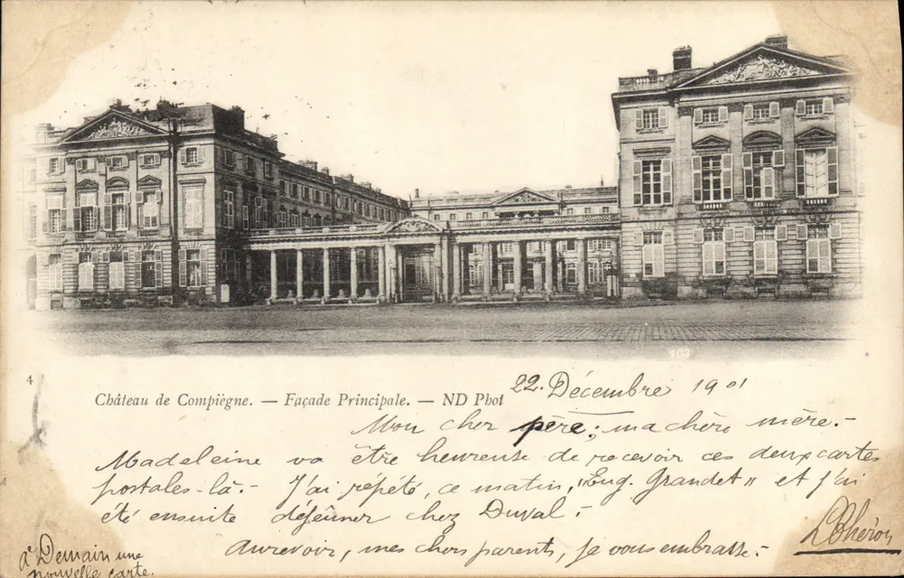 Castelo de Compiègne — Facha Principal — ND Pbot - Frente