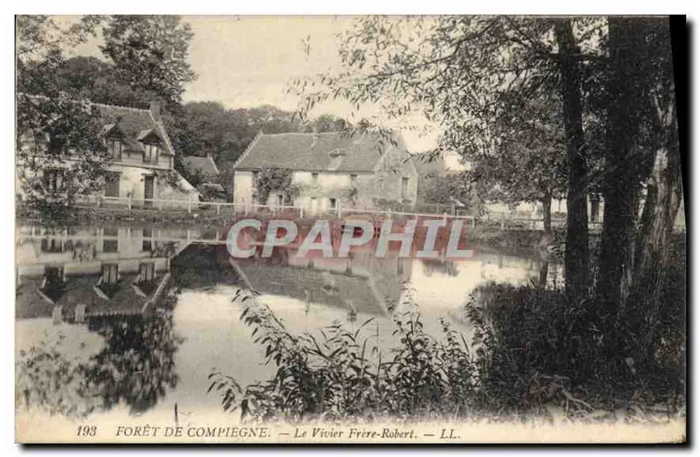 Floresta de Compiègne — Le Vivier — Frère-Robert, LL, n°193 - Frente