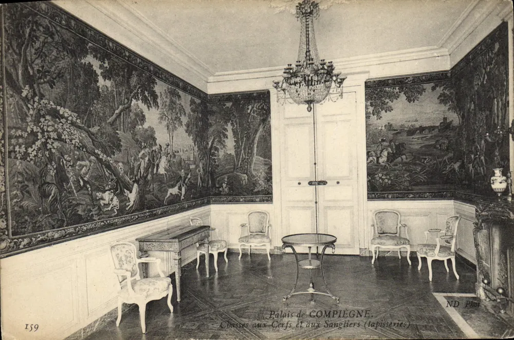 Palácio de Compiègne — Caçadas de Cervos e Javalis (tapetes) — ND Fotografia - Frente