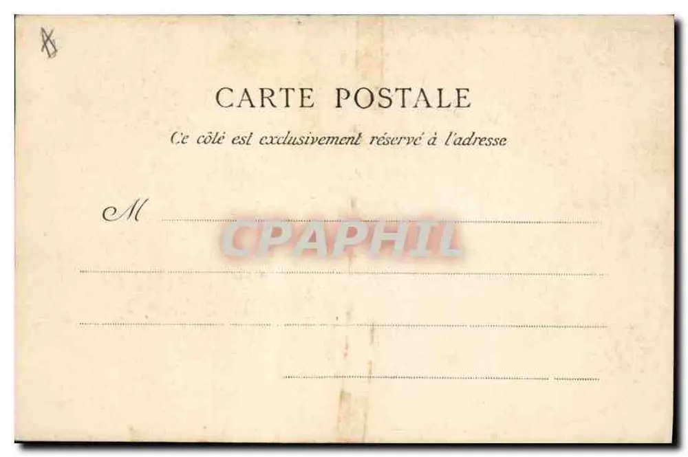 Dreux — Interior da Igreja de São Pedro — Bilhete postal antigo Buche, n°20 - Verso